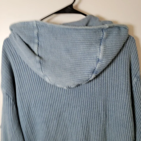 Free People Blue Mason Hoodie | Fall Hoodie | Size Medium - Picture 9 of 9